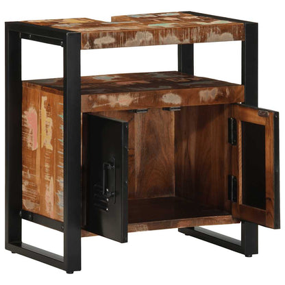 Mobile da Bagno 55x35x60 cm in Legno Massello di Recupero | homemem39