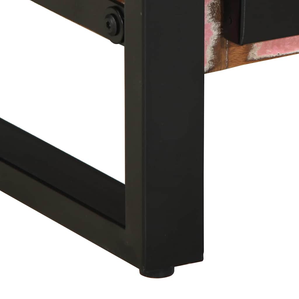 Armadio da Bagno con porta Marrone Legno massello di recupero