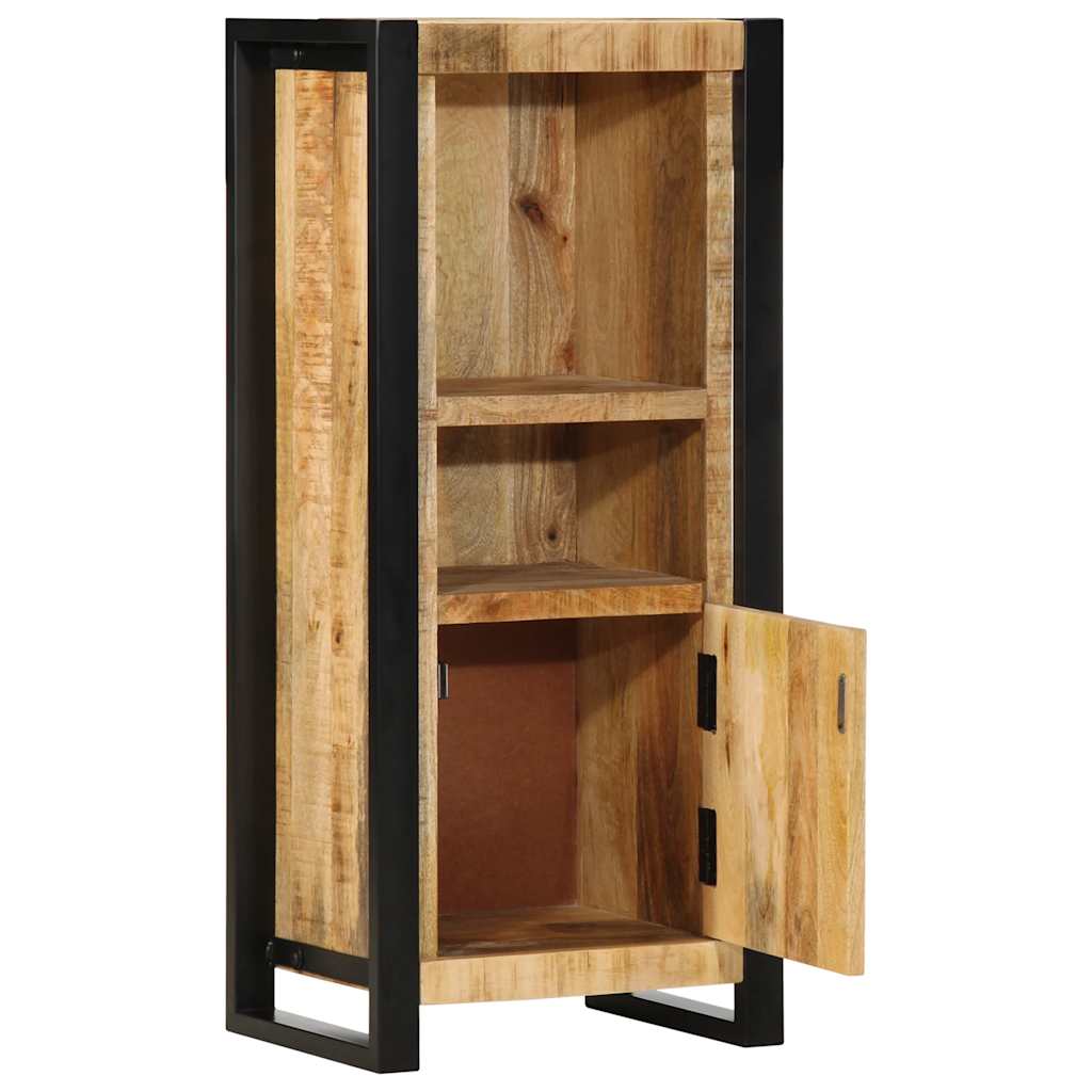 Mobiletto da Bagno 40x30x90 cm Legno Massello Mango Grezzo | homemem39