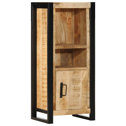 Mobiletto da Bagno 40x30x90 cm Legno Massello Mango Grezzo