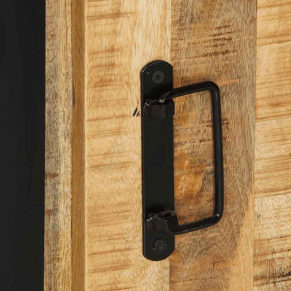 Mobiletto da Bagno 40x30x90 cm Legno Massello Mango Grezzo | homemem39