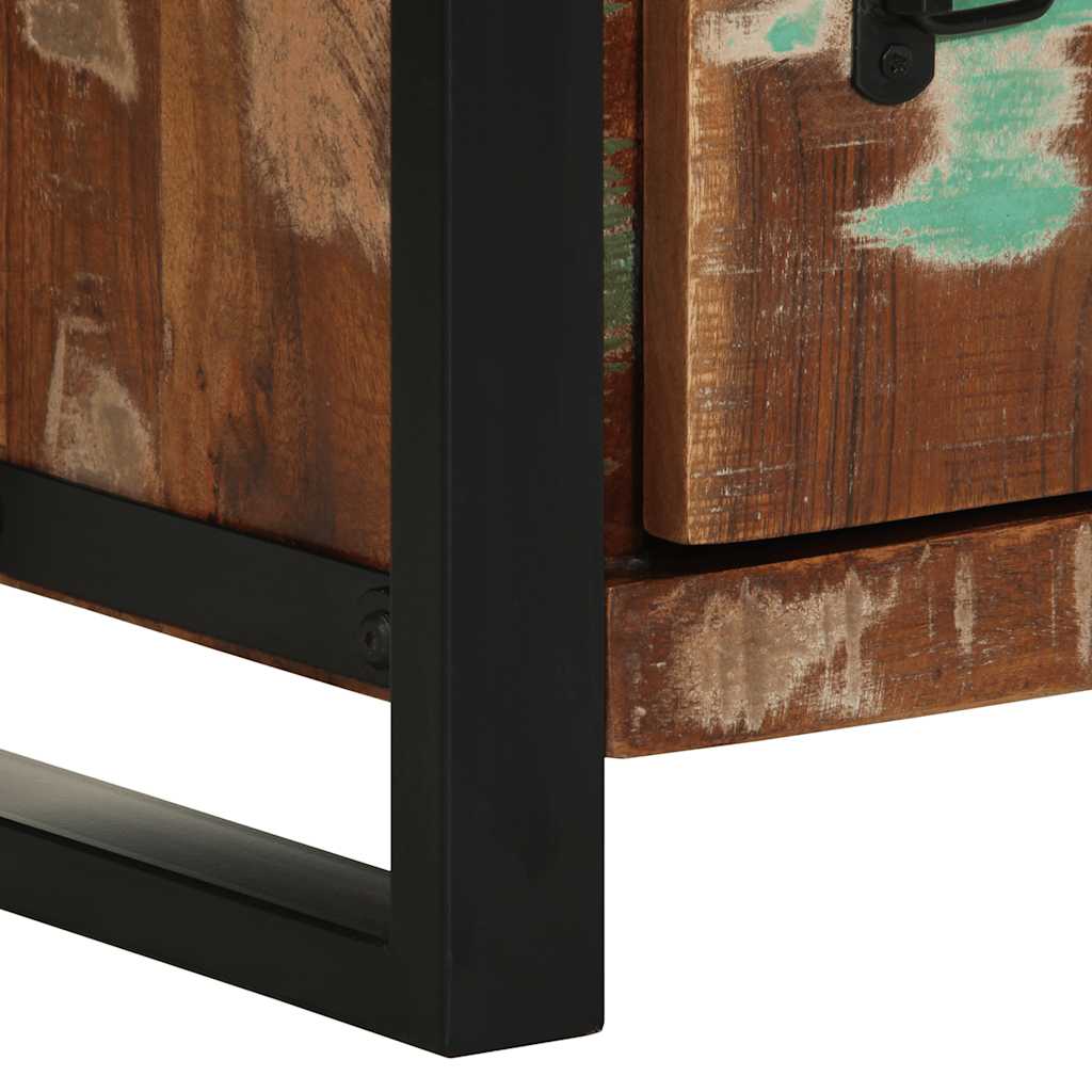 Mobile da Bagno 40x30x90 cm in Legno Massello di Recupero | homemem39