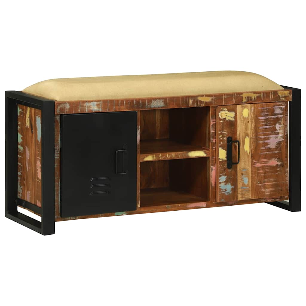 Armadio Panchina Multicolore Legno massello di recupero