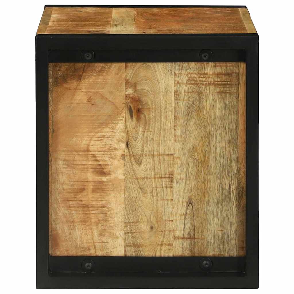 Cubetto da Parete Marrone Legno di mango massello | homemem39