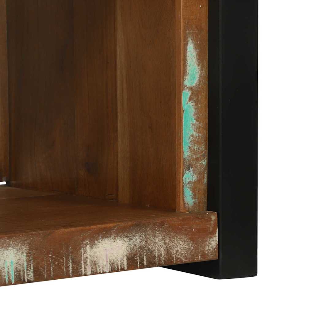 Cubetto da Parete Marrone Legno Recuperato Massello | homemem39