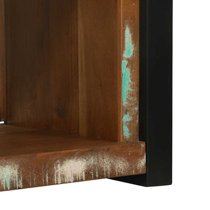 Cubetto da Parete Marrone Legno Recuperato Massello | homemem39