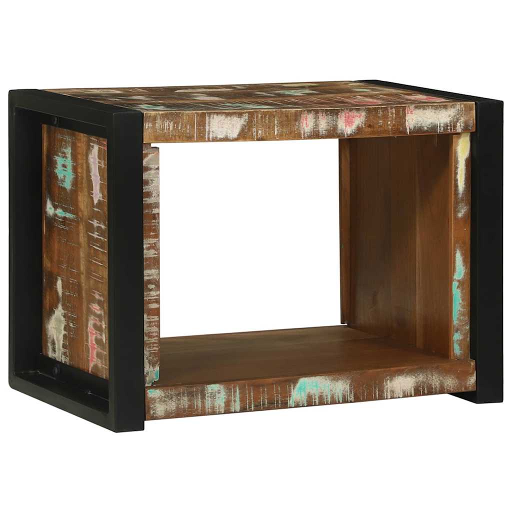 Cubetto da Parete Marrone Legno Recuperato Massello | homemem39