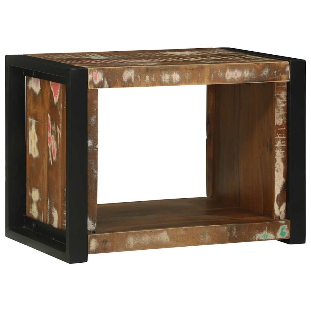 Cubetto da Parete Marrone Legno Recuperato Massello | homemem39