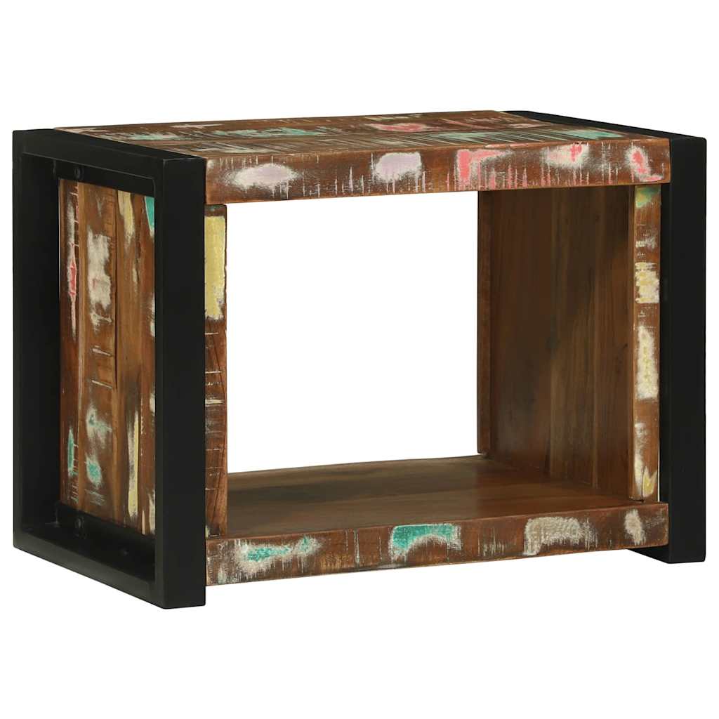 Cubetto da Parete Marrone Legno Recuperato Massello | homemem39