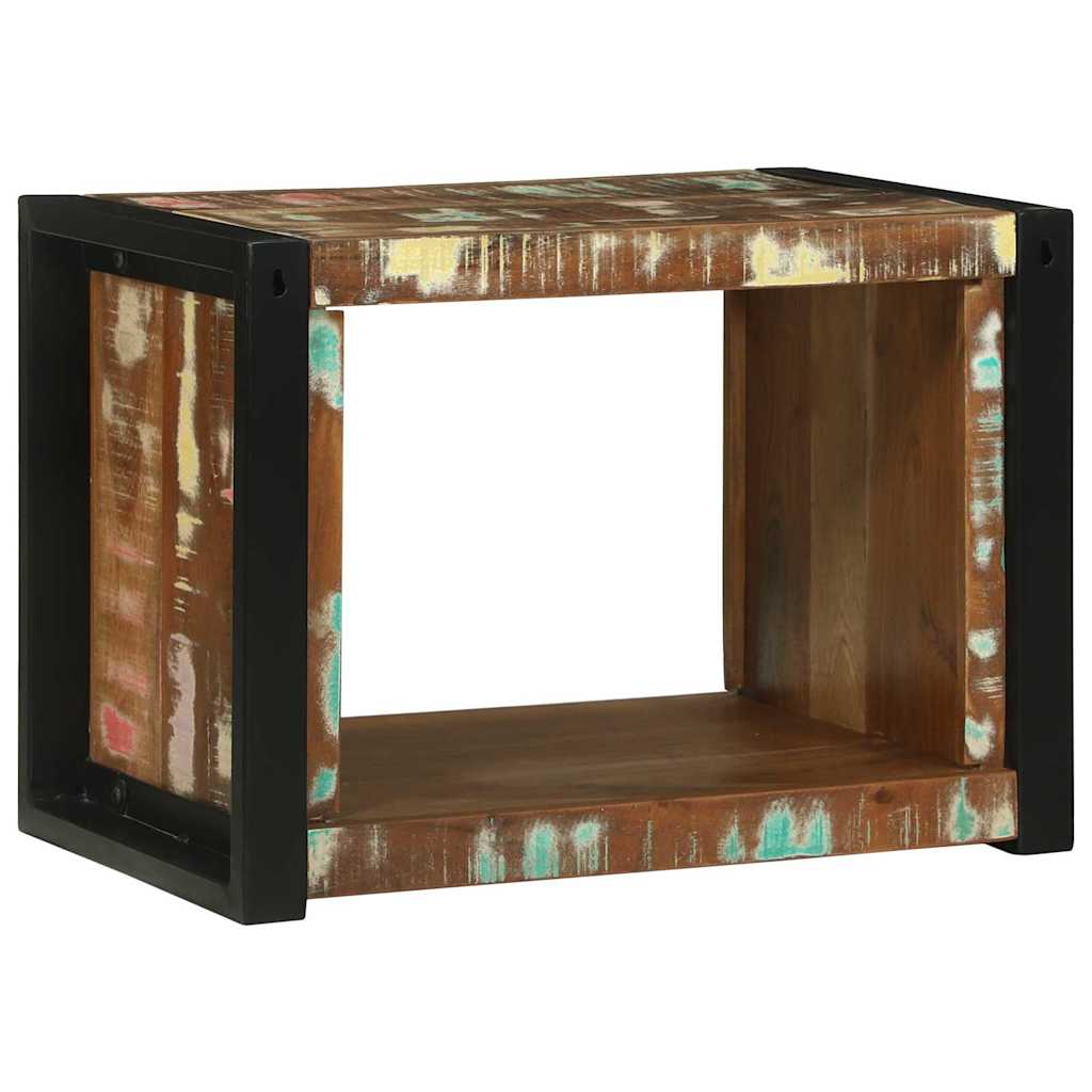 Cubetto da Parete Marrone Legno Recuperato Massello | homemem39
