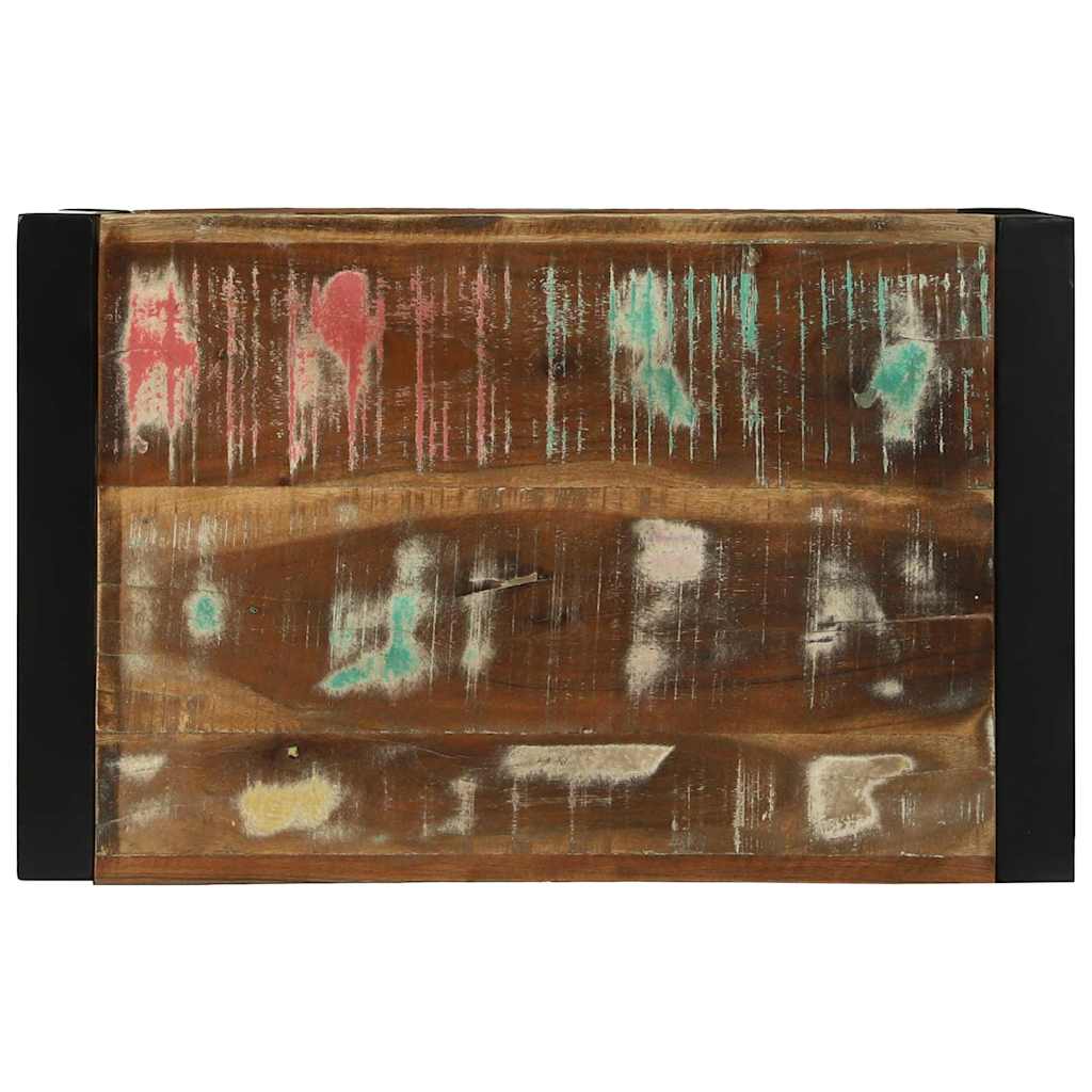 Cubetto da Parete Marrone Legno Recuperato Massello | homemem39