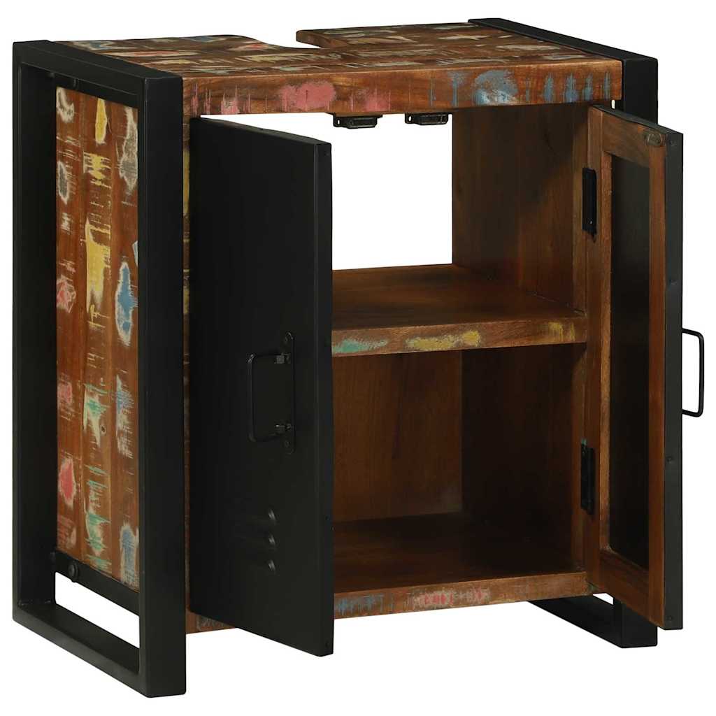 Armadio sottolavello Marrone Legno Recuperato Massello | homemem39