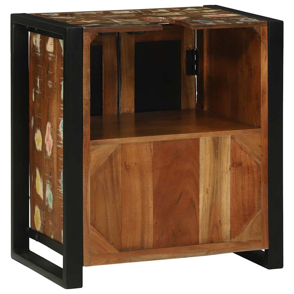 Armadio sottolavello Marrone Legno Recuperato Massello | homemem39