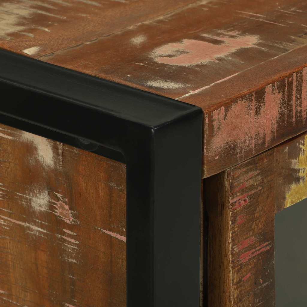 Mobile da Bagno con porta Marrone Legno Recuperato Massello | homemem39