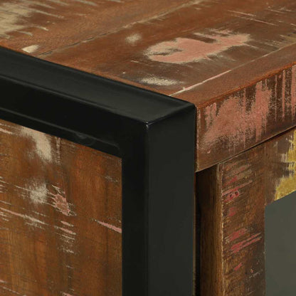 Mobile da Bagno con porta Marrone Legno Recuperato Massello | homemem39