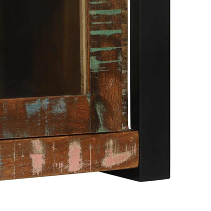 Mobile da Bagno con porta Marrone Legno Recuperato Massello | homemem39