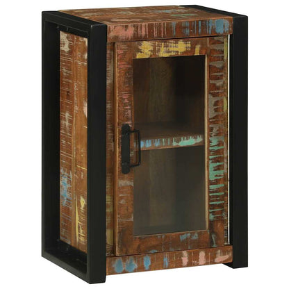 Mobile da Bagno con porta Marrone Legno Recuperato Massello | homemem39