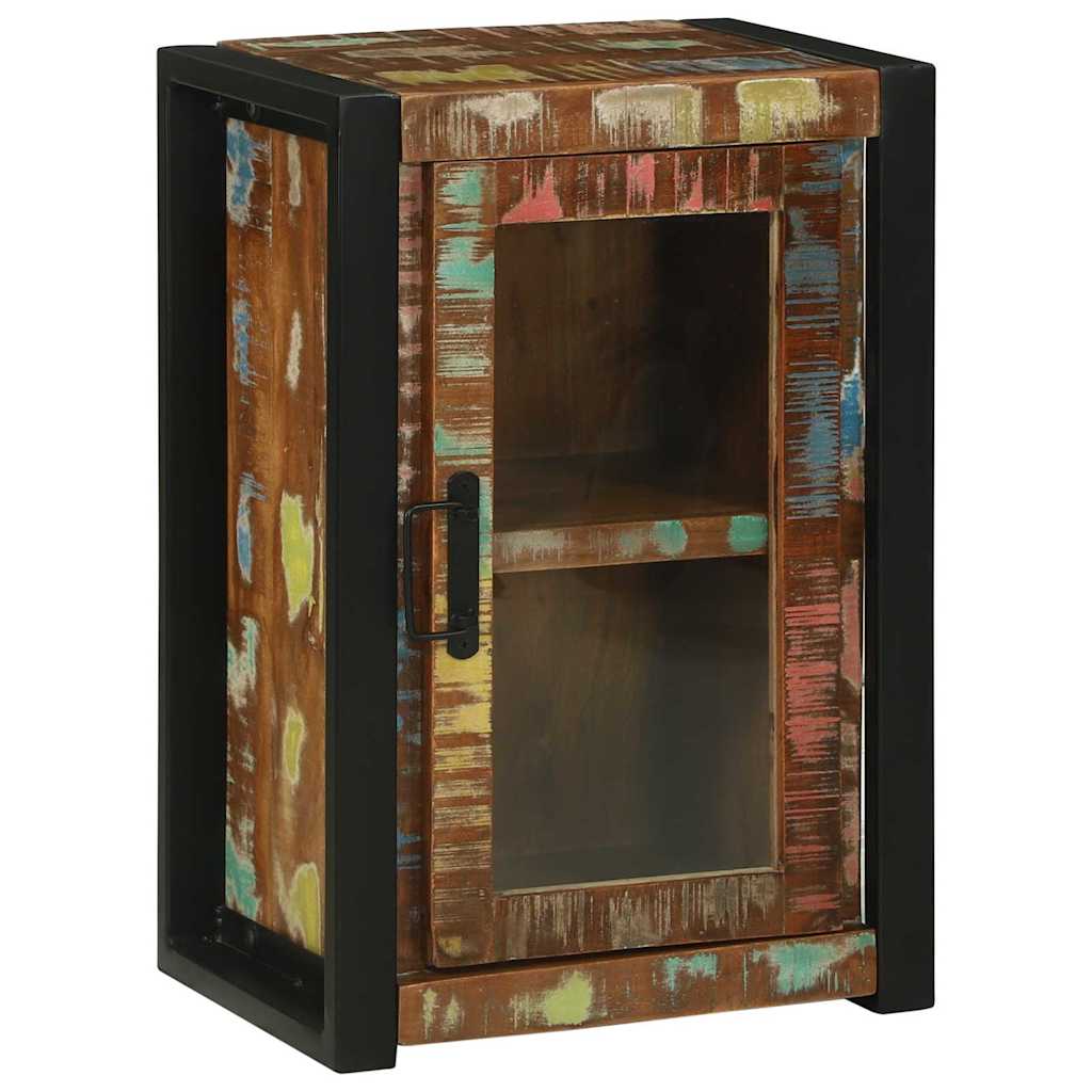 Mobile da Bagno con porta Marrone Legno Recuperato Massello | homemem39