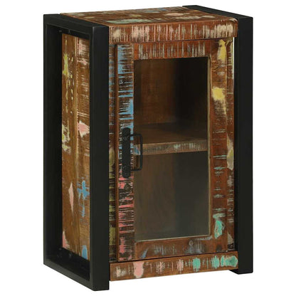 Mobile da Bagno con porta Marrone Legno Recuperato Massello | homemem39