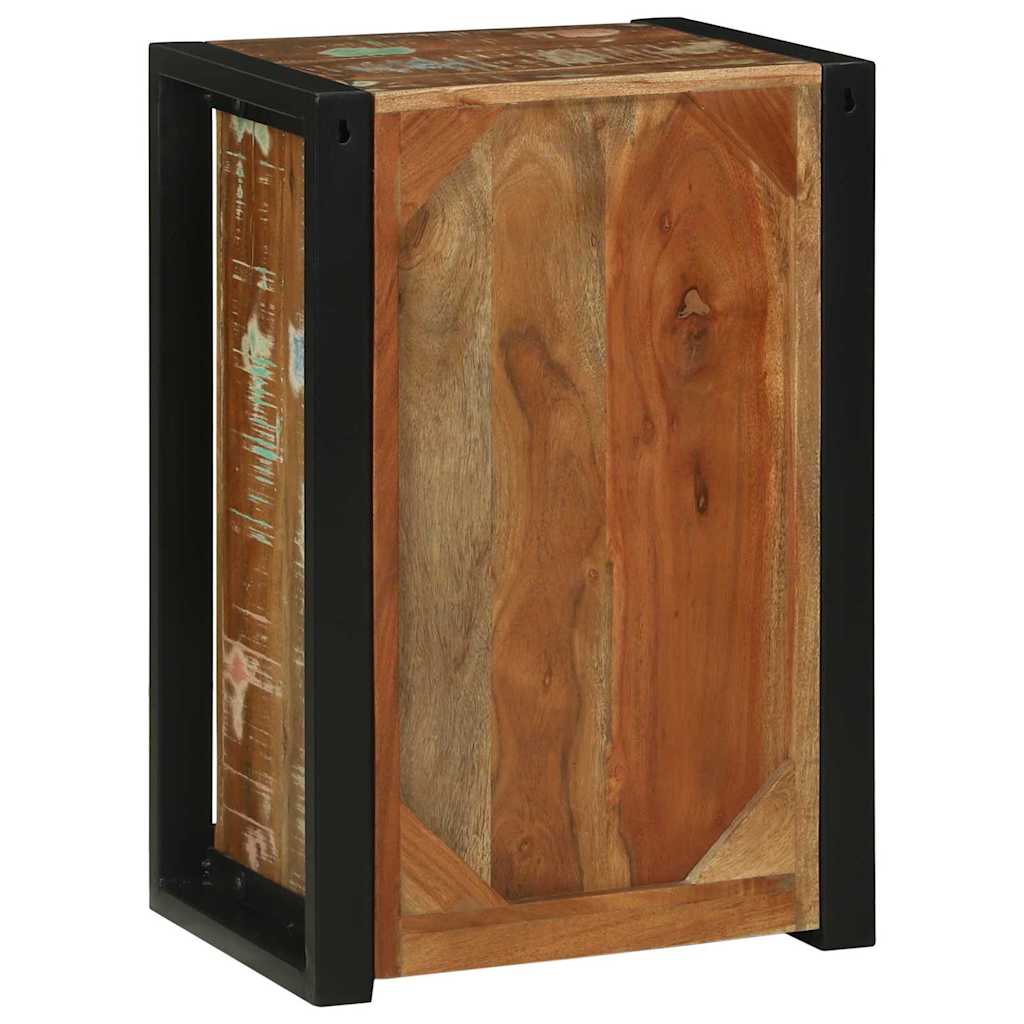 Mobile da Bagno con porta Marrone Legno Recuperato Massello | homemem39