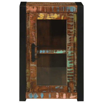 Mobile da Bagno con porta Marrone Legno Recuperato Massello | homemem39