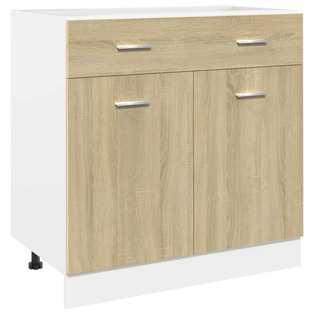 Set di Mobili Porta TV 7 pz Rovere Sonoma in Truciolato - homemem39