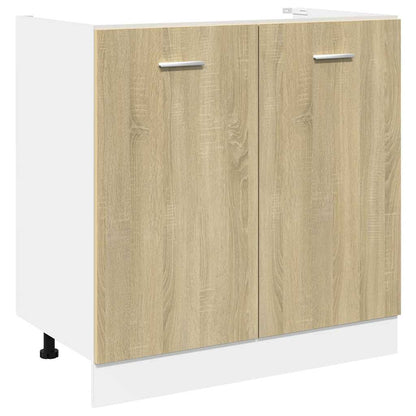 Set Mobili da Cucina 8pz “Lyon” rovere sonoma in Truciolato