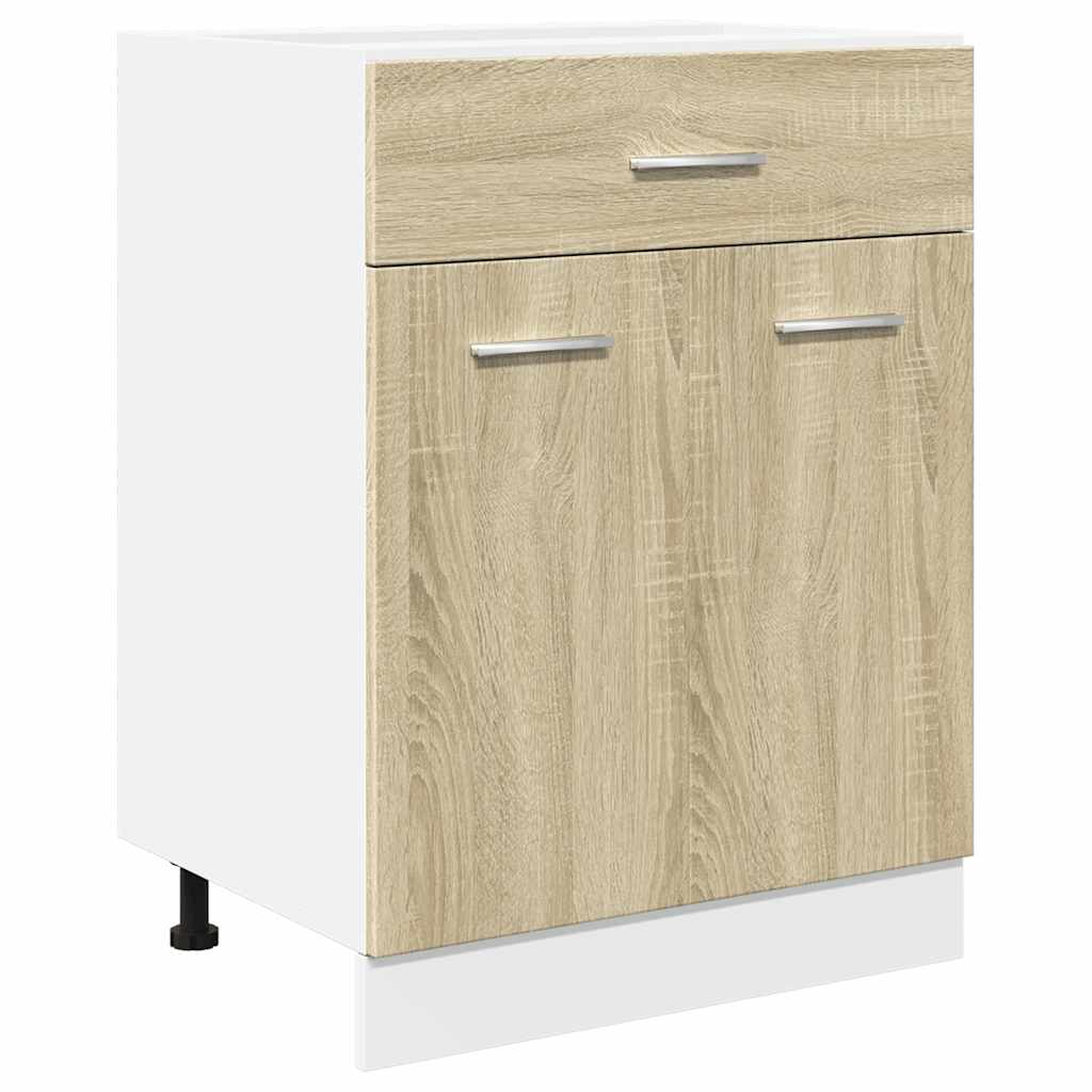 Set Mobili da Cucina 8pz “Lyon” rovere sonoma in Truciolato