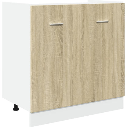 Set di Mobili Porta TV 4 pz Rovere Sonoma in Truciolato - homemem39