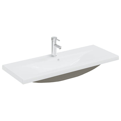Set Mobili da Bagno 2 pz in Ceramica e Legno Multistrato | homemem39