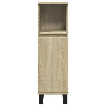 Set Mobili da Bagno 3 pz Rovere Sonoma in Legno Multistrato | homemem39