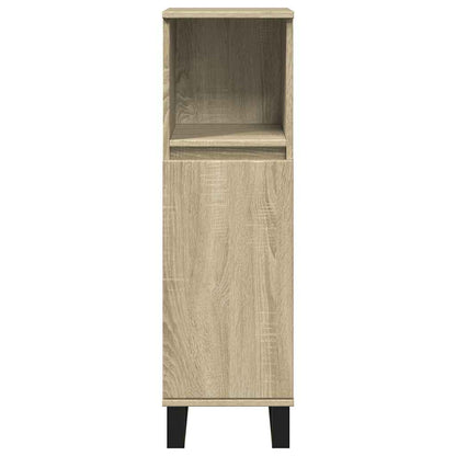 Set Mobili da Bagno 3 pz Rovere Sonoma in Legno Multistrato | homemem39