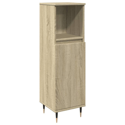 Set Mobili da Bagno 3 pz Rovere Sonoma in Legno Multistrato | homemem39