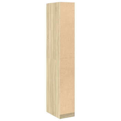 Armadio Rovere Sonoma 30x50x200 cm in Legno Multistrato - homemem39