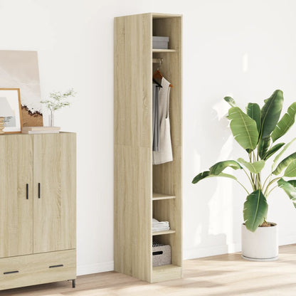 Armadio Rovere Sonoma 30x50x200 cm in Legno Multistrato - homemem39