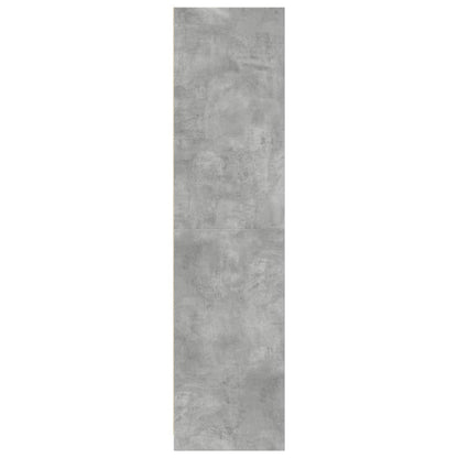 Armadio Grigio Cemento 30x50x200 cm in Legno Multistrato | homemem39