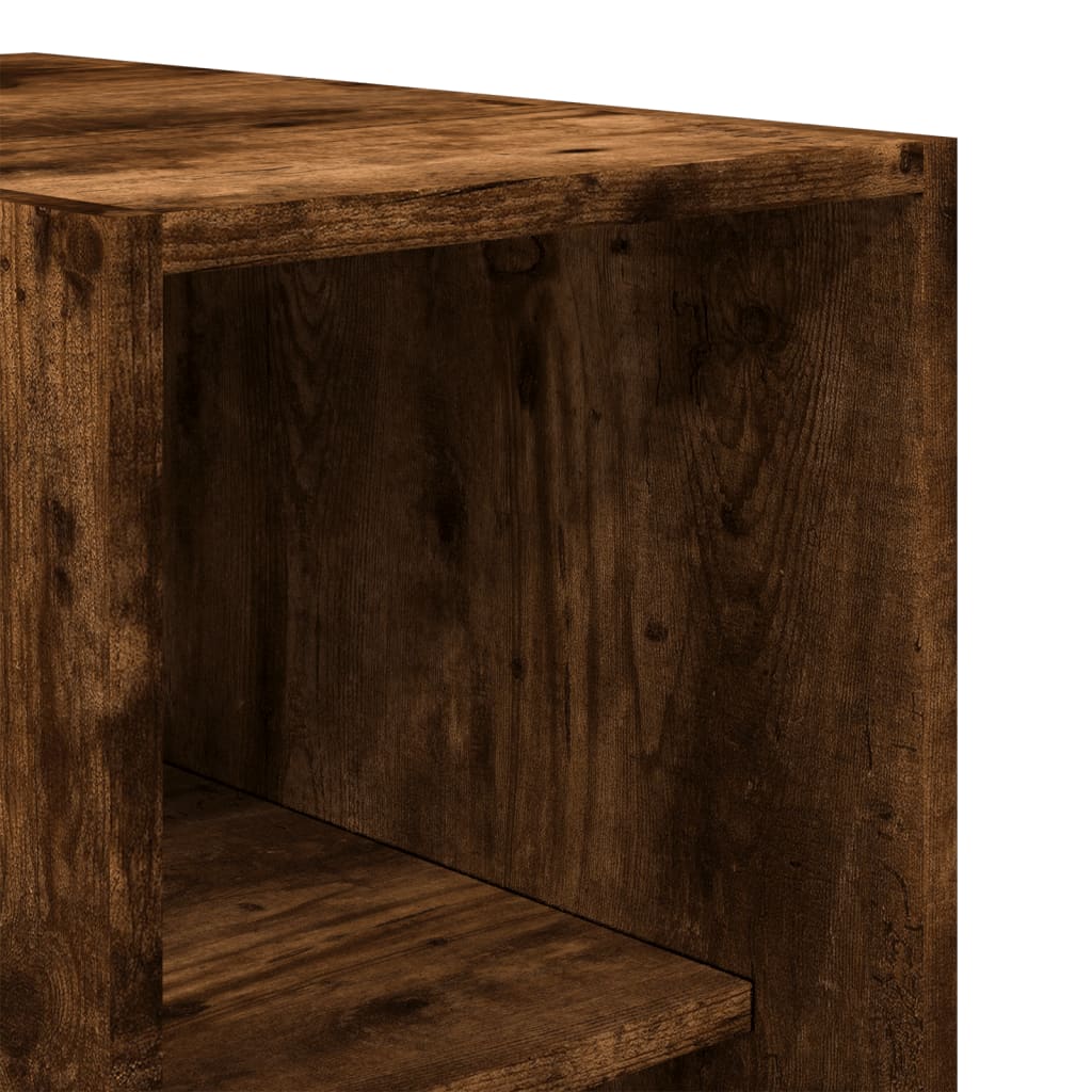 Armadio Rovere Fumo 30x50x200 cm in Legno Multistrato