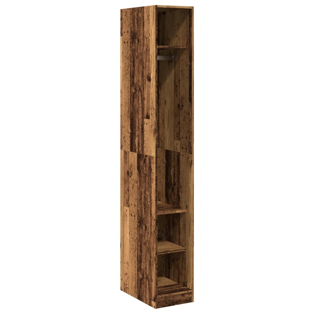 Armadio Legno Antico 30x50x200 cm in Legno Multistrato | homemem39