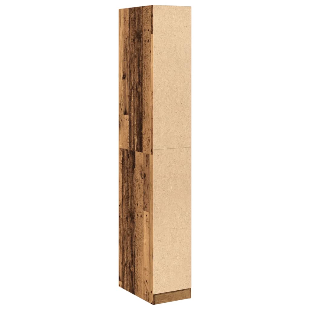 Armadio Legno Antico 30x50x200 cm in Legno Multistrato | homemem39