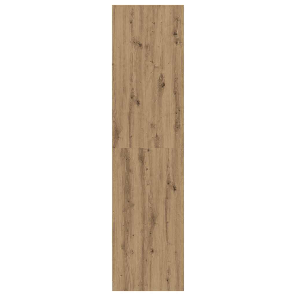 Armadio Rovere Artigianale 30x50x200 cm in Legno Multistrato