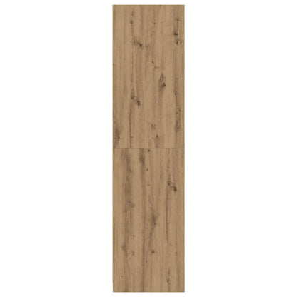 Armadio Rovere Artigianale 30x50x200 cm in Legno Multistrato