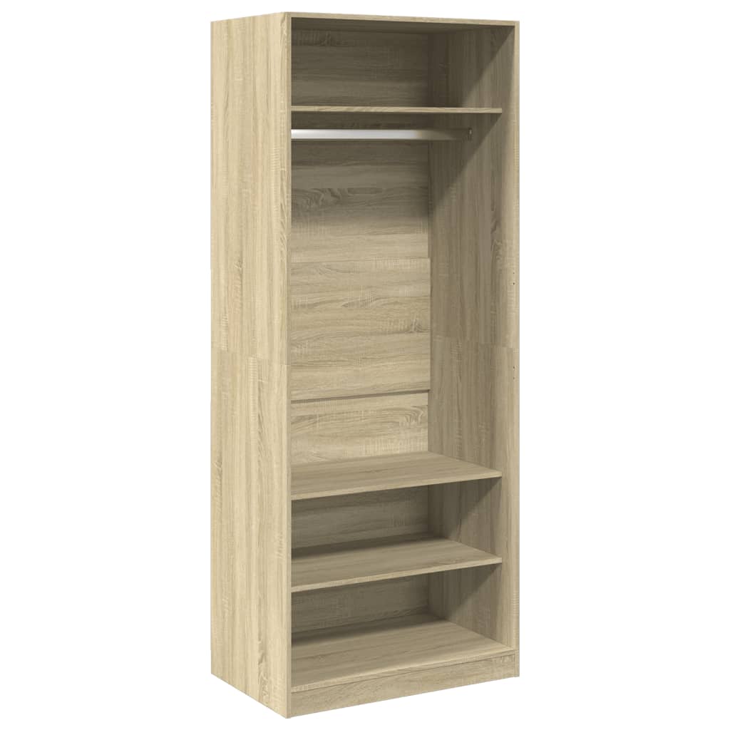 Armadio Rovere Sonoma 80x50x200 cm in Legno Multistrato - homemem39