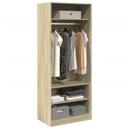 Armadio Rovere Sonoma 80x50x200 cm in Legno Multistrato - homemem39