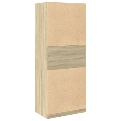 Armadio Rovere Sonoma 80x50x200 cm in Legno Multistrato - homemem39
