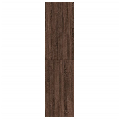 Armadio Rovere Marrone 80x50x200 cm in Legno Multistrato - homemem39