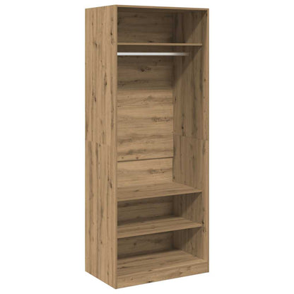Armadio Rovere Artigianale 80x50x200 cm in Legno Multistrato - homemem39