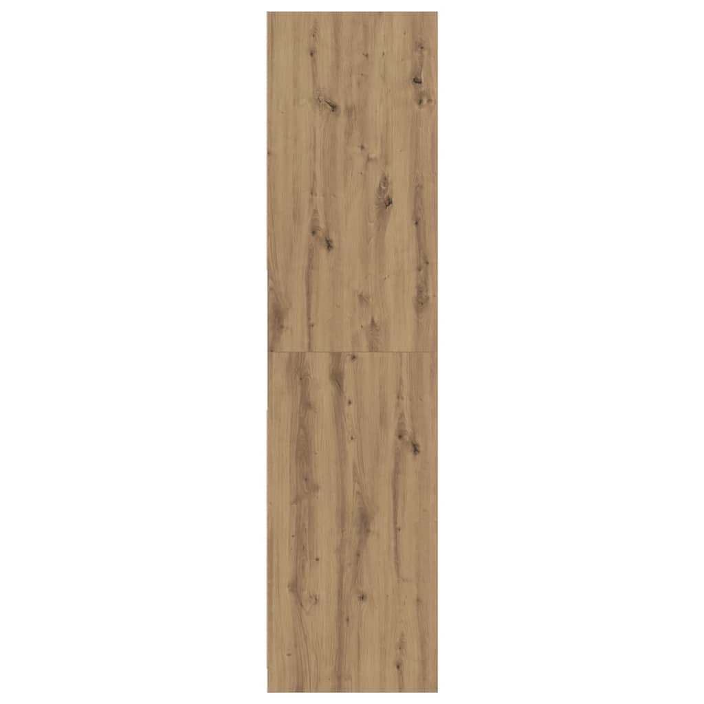 Armadio Rovere Artigianale 80x50x200 cm in Legno Multistrato - homemem39
