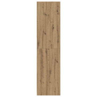 Armadio Rovere Artigianale 80x50x200 cm in Legno Multistrato - homemem39