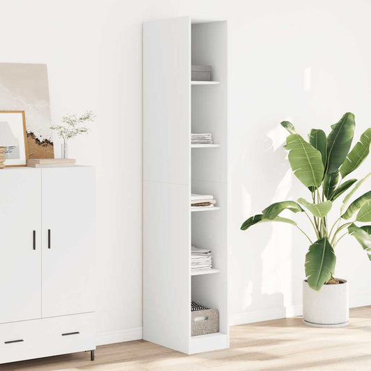 Armadio Bianco 30x50x200 cm in Legno tecnico - homemem39