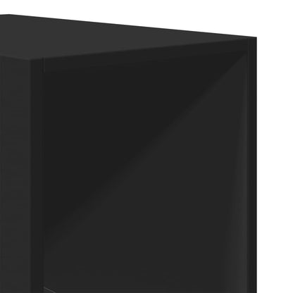 Armadio Nero 30x50x200 cm in Legno tecnico - homemem39